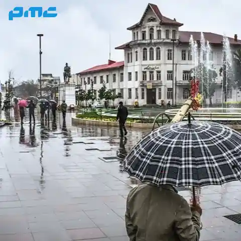 آهنگ عشق یعنی رشت و هواش شسته میشه با باروناش درد و غمام